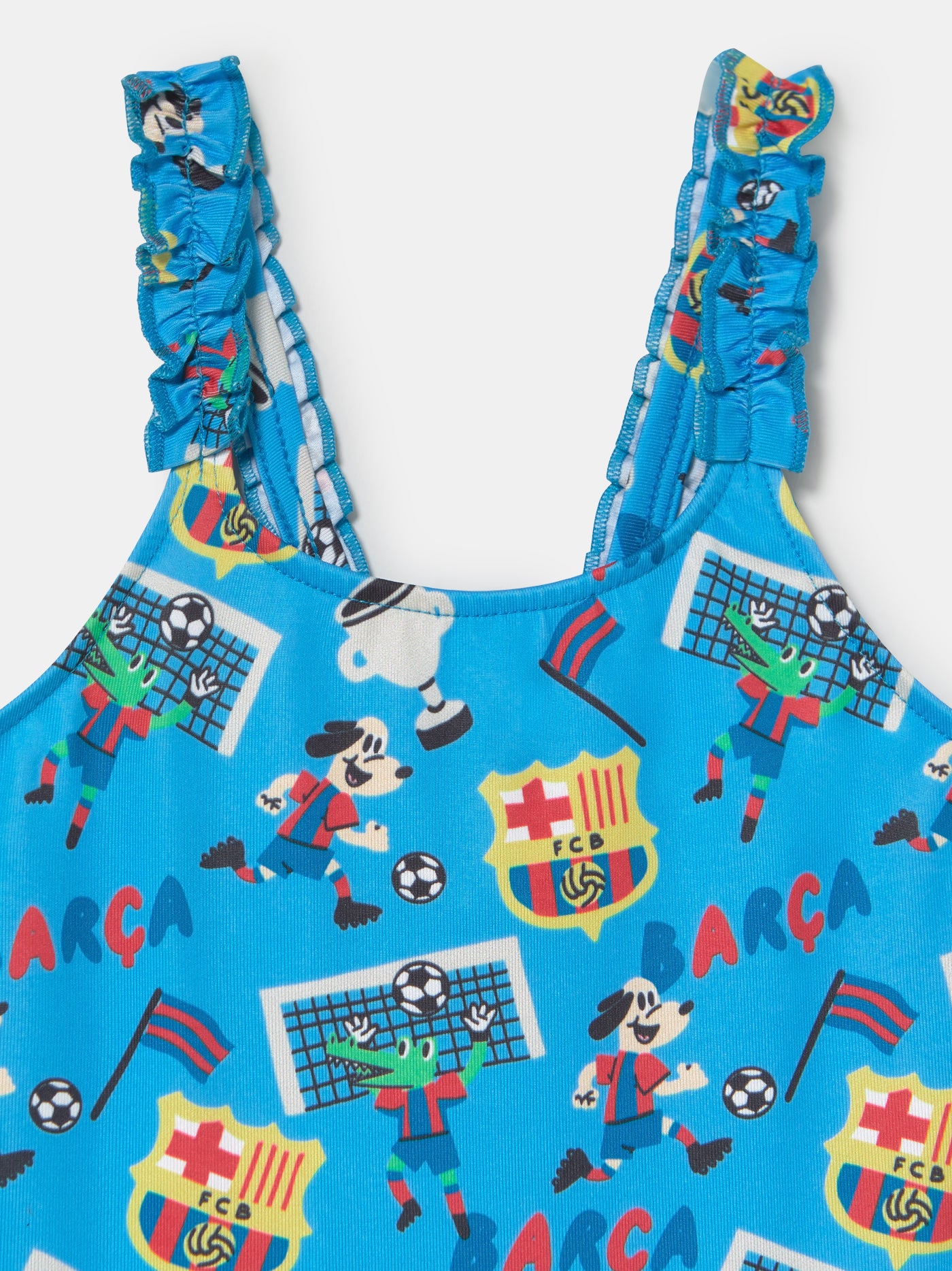 Maillot de Bain Bleu Squad Barça - Enfant