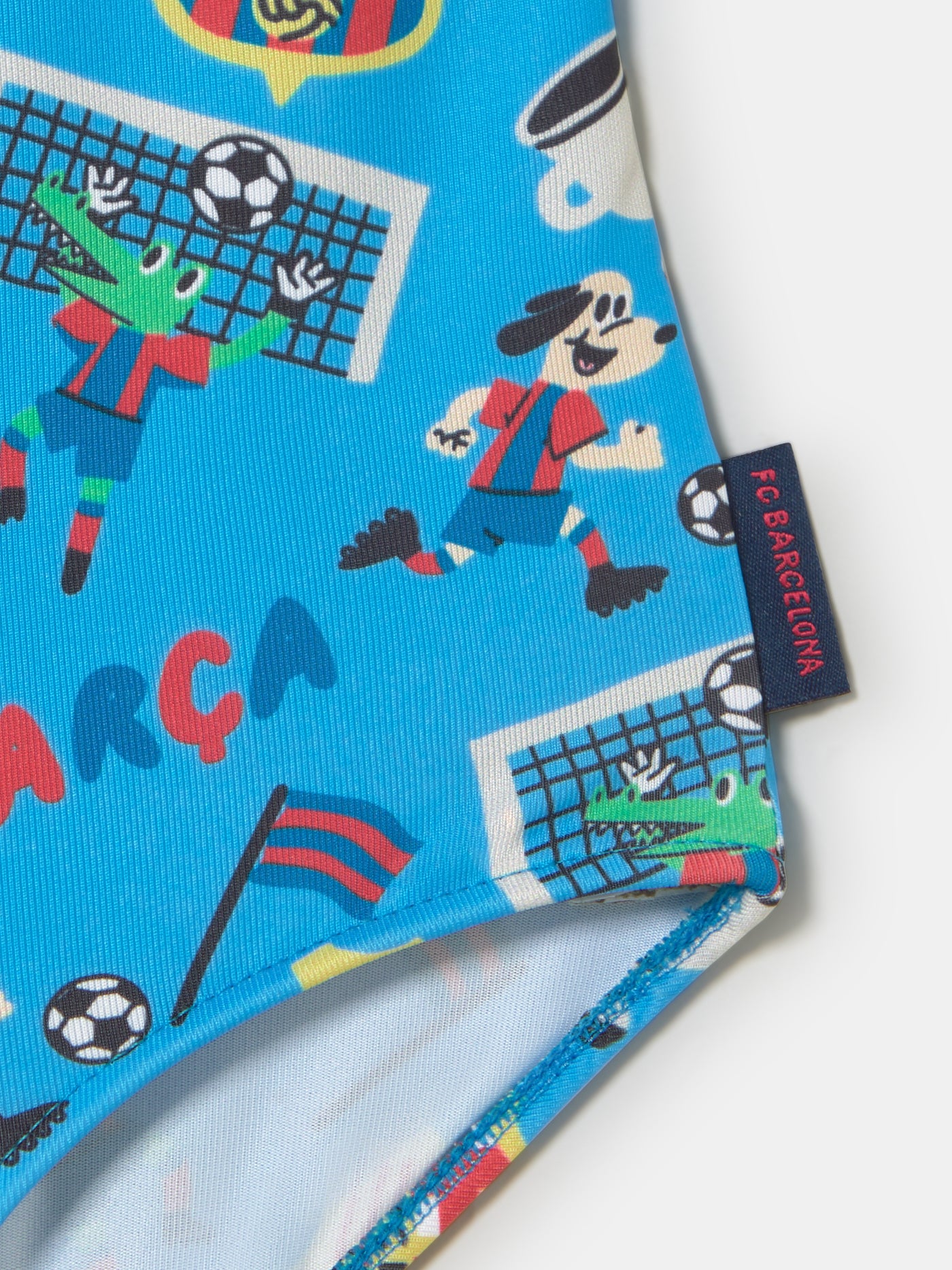 Maillot de Bain Bleu Squad Barça - Enfant