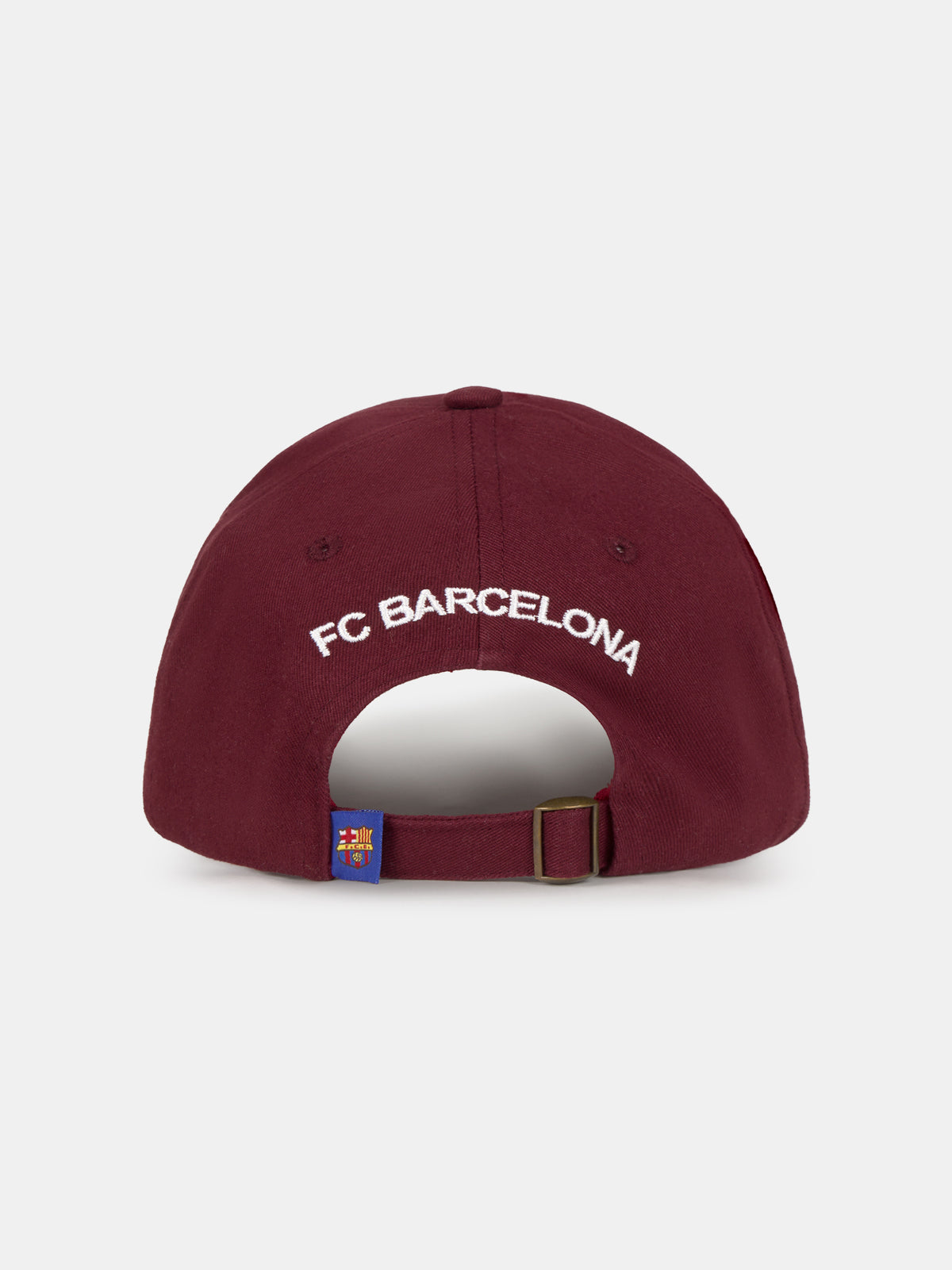 Burgundy cap with the phrase 'We are Culers' embroidered in white on the front. Classic adjustable design inspired by FC Barcelona's colors.