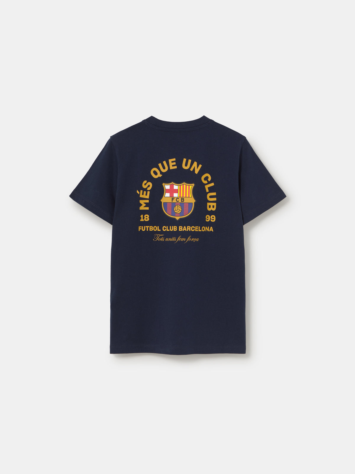 Samarreta Core Blau Marí "MÉS QUE UN CLUB"