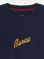 Samarreta Core Blau Marí "MÉS QUE UN CLUB"