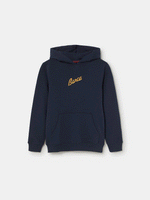 Dessuadora amb caputxa Core Blau Marí "MÉS QUE UN CLUB"