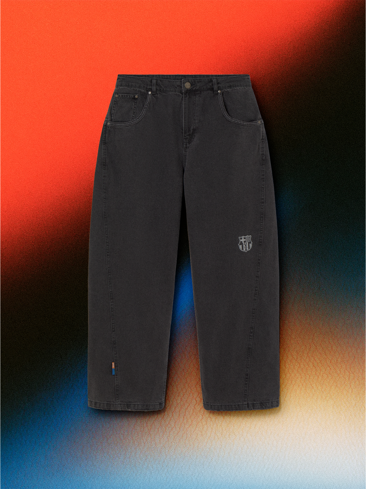 Denim Pants Black Pulse Barça