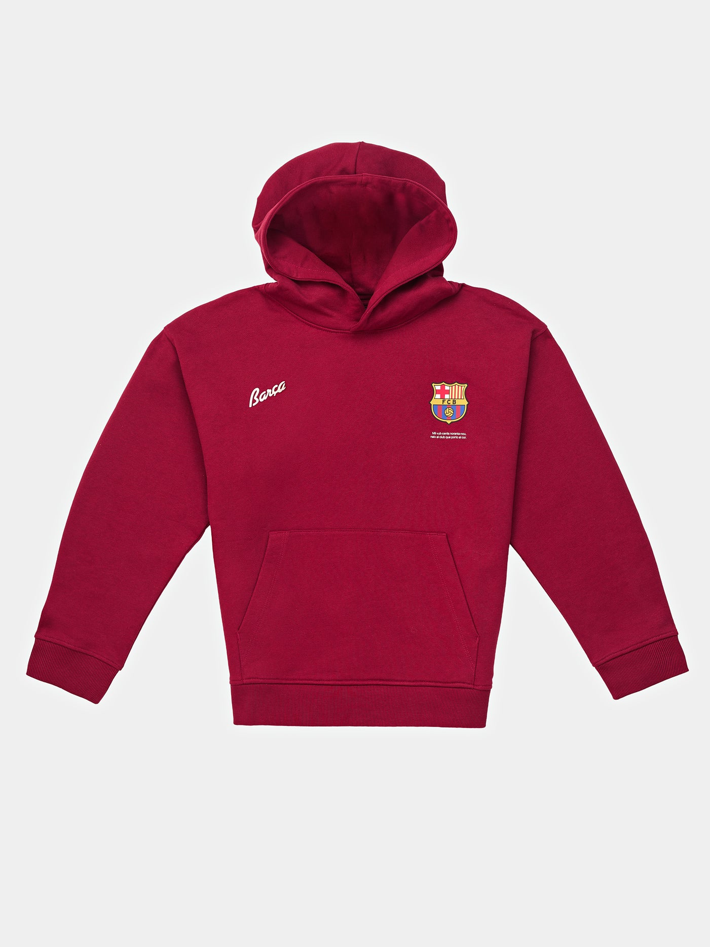 Hoodie Junior Red Core Barça