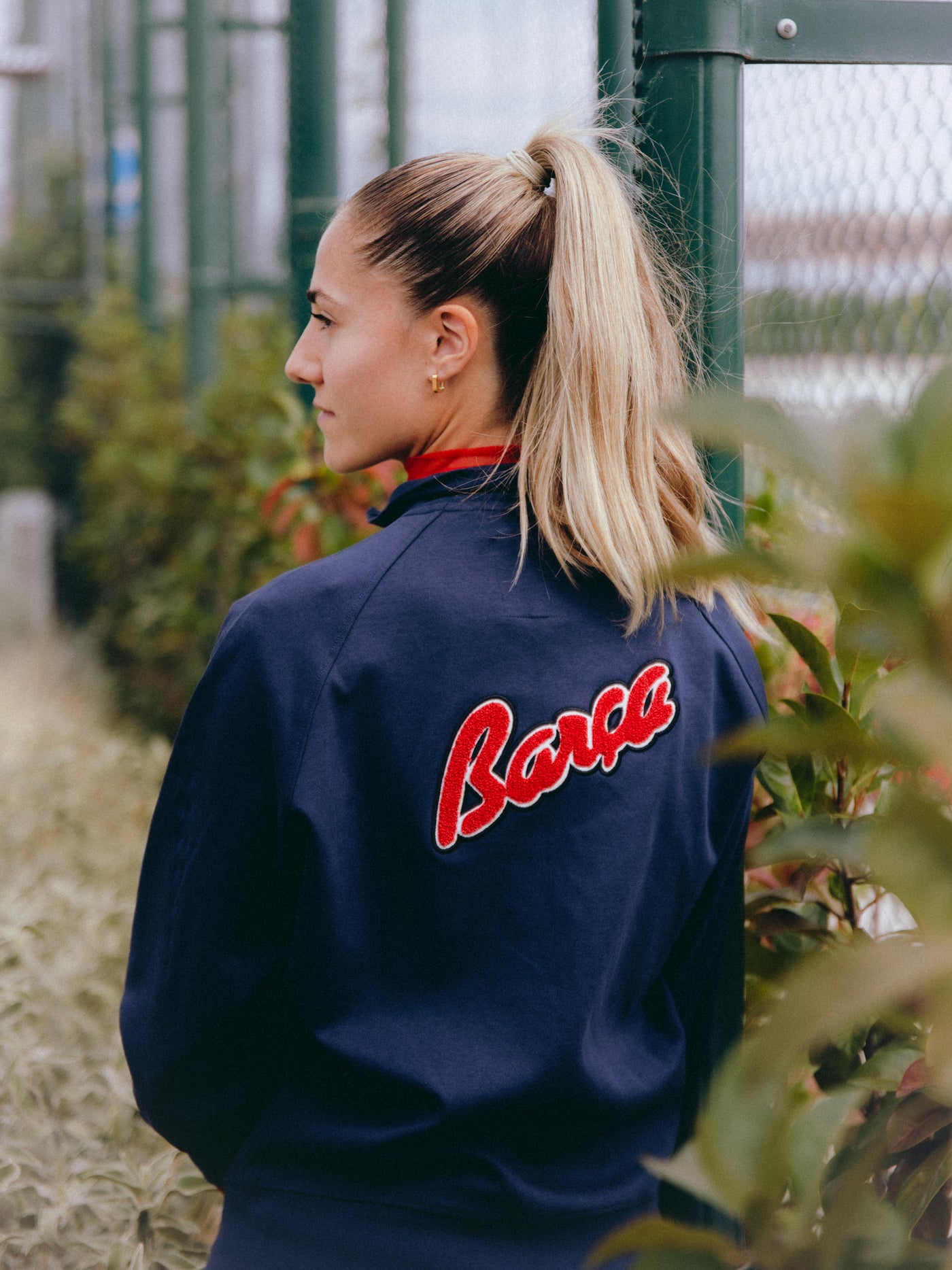 Light Jacket Retro 1899 Navy Fleece Barça