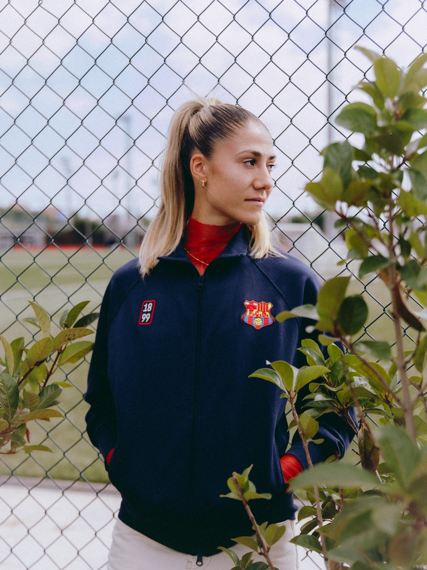 Chaqueta Retro 1899 Azul Marino Barça