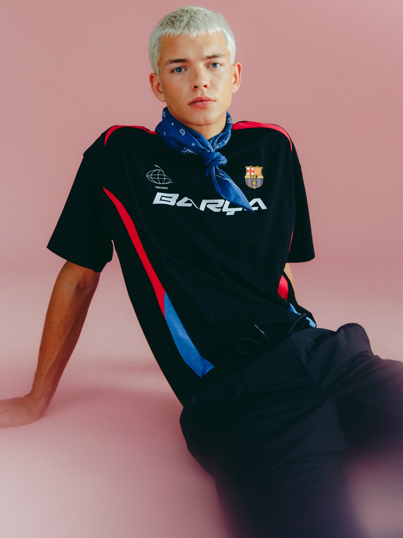 T-shirt black Festival Barça - Oversize