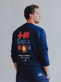 Sweatshirt Ohne Kapuze Navy Fan Club Barça