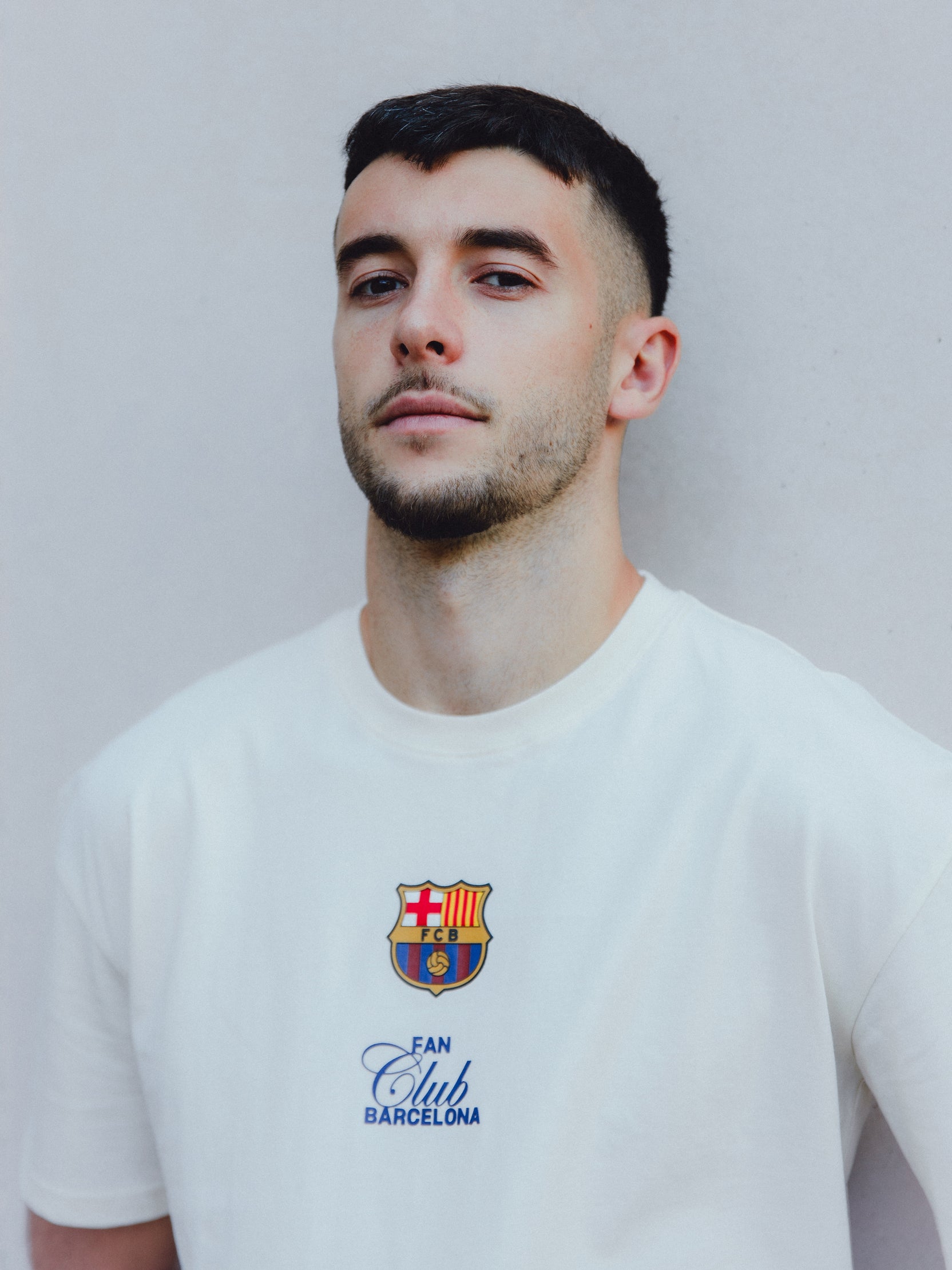 Camiseta Ecru Fan Club Barça