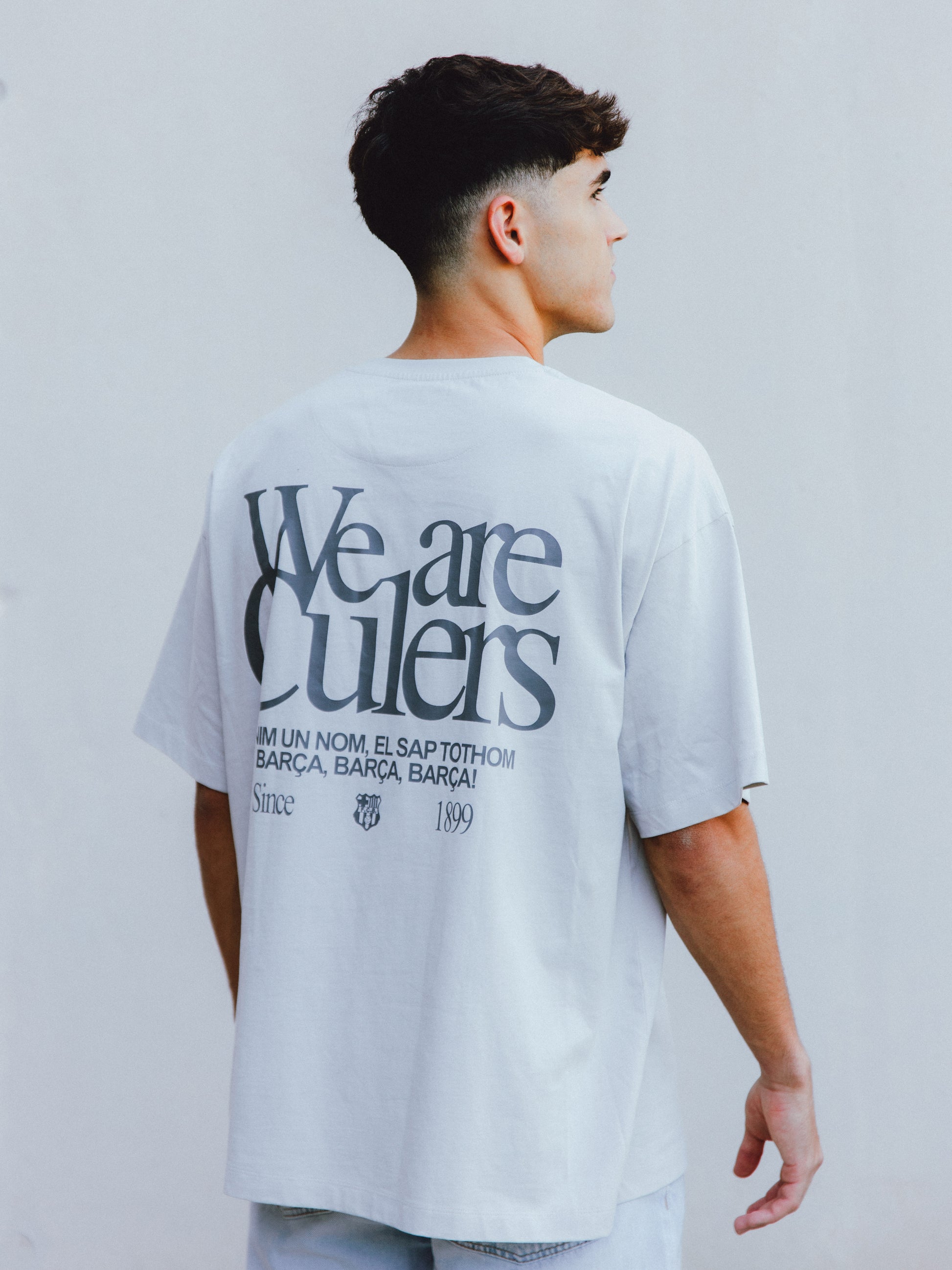 T-shirt 1899 Ecru "We are Culers"