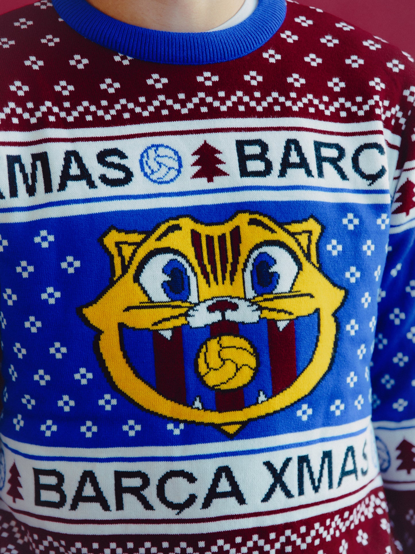 Pull de Noël CAT FC Barcelone