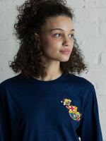 Pyjama de Noël Adulte unisexe bleu marine FC Barcelone