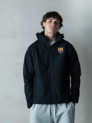 Chaqueta Softshell con capucha FC Barcelona