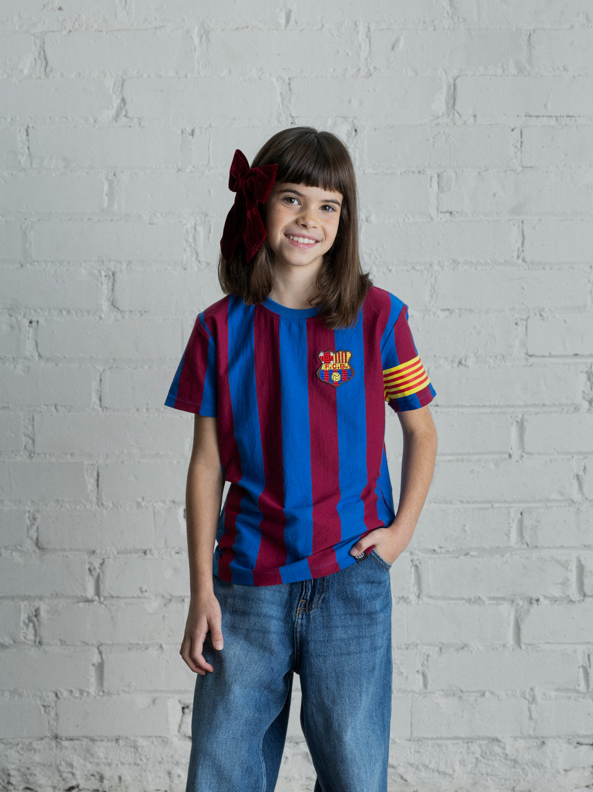 Maillot capitaine Domicile FC Barcelone - Junior