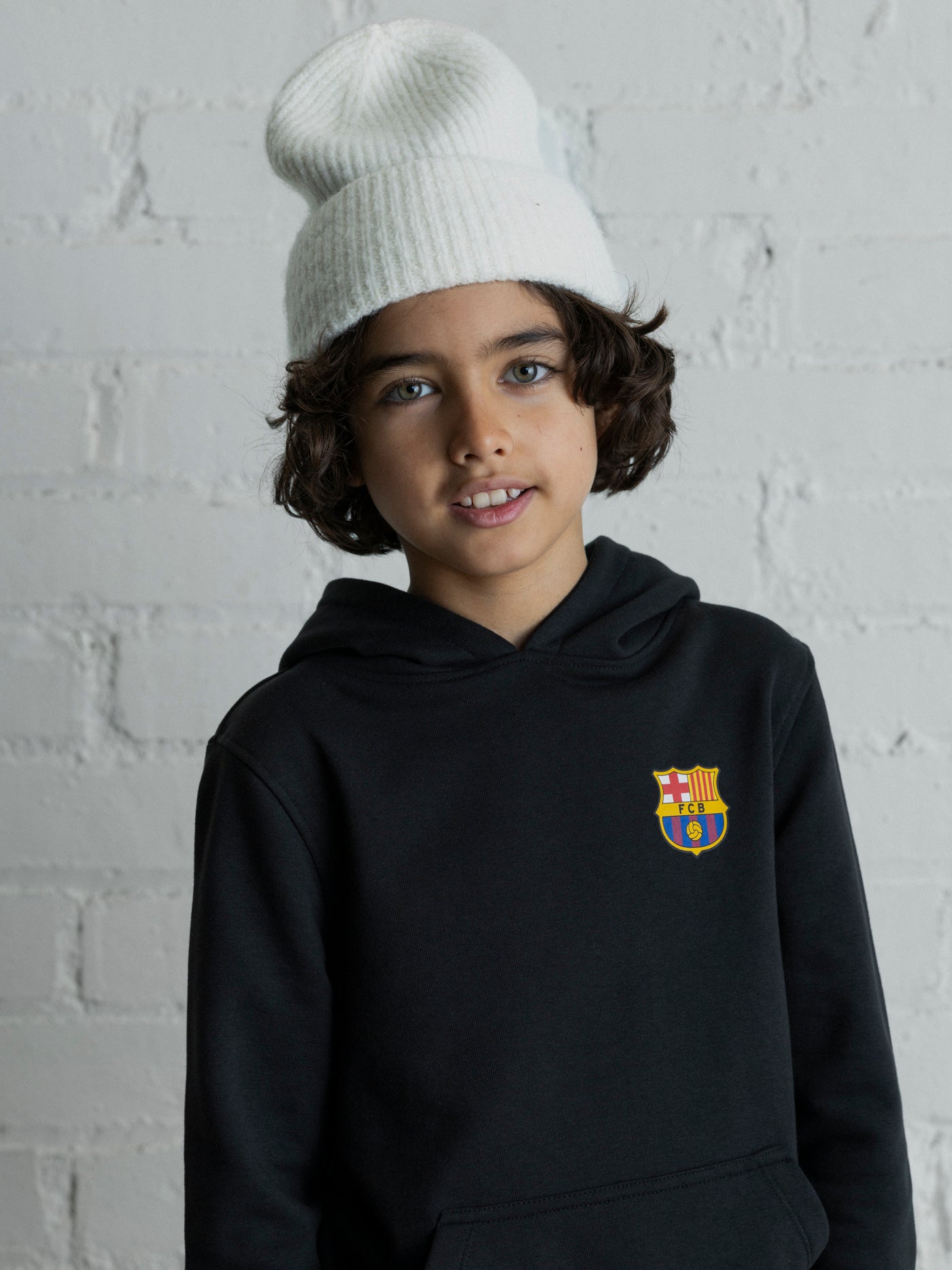 Hoodie black trencadis Barça - Junior – Barça Official Store