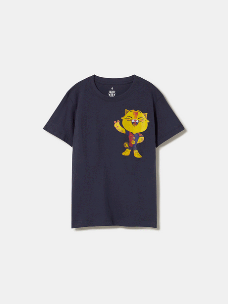 Kids’ T-Shirt CAT CULER Mascot - FC Barcelona