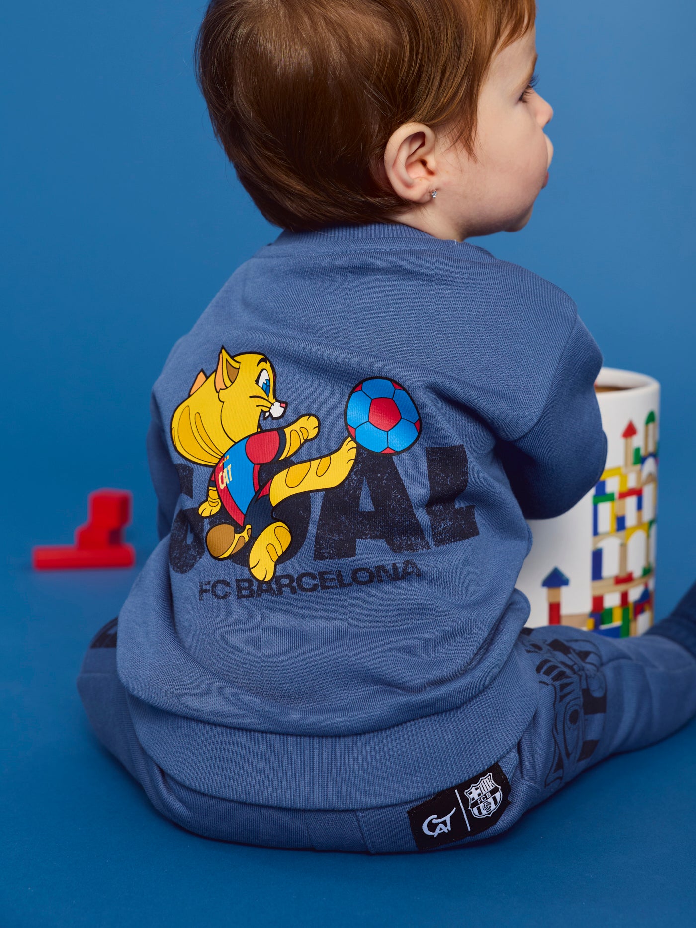 Pantalón azul bebé Cat Culer Barça