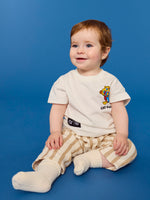 T-shirt Ecru Baby Cat Mood Barça