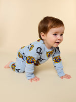 Pijama azul bebé Cat Barça