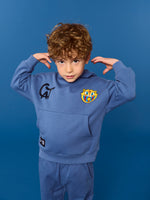 Hoodie Blue Little Kids Cat Goal Barça