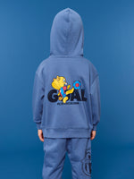 Hoodie Blue Little Kids Cat Goal Barça