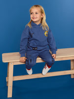 Hoodie Blue Little Kids Cat Goal Barça