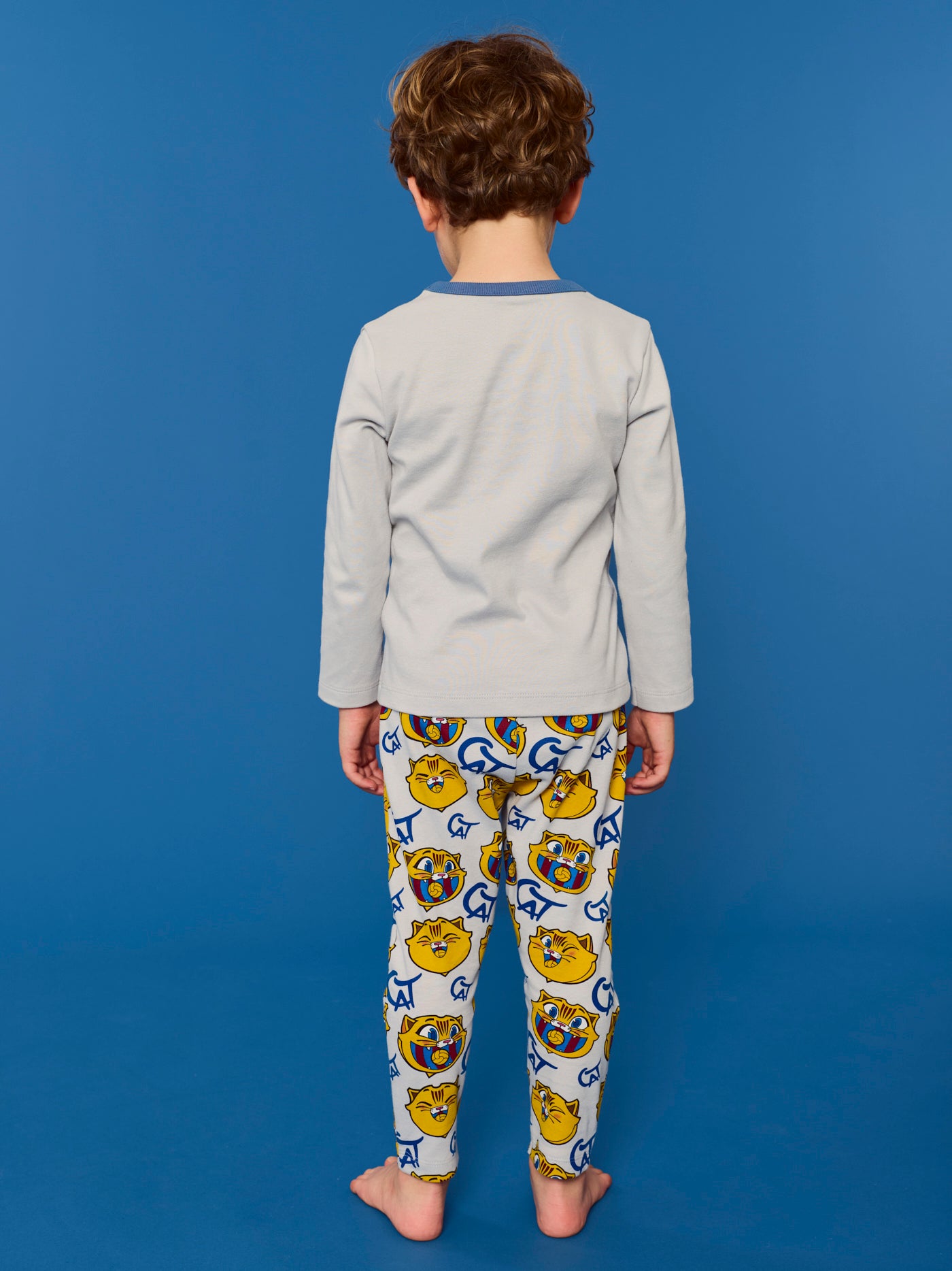 Pijama gris niño/a Cat Barça