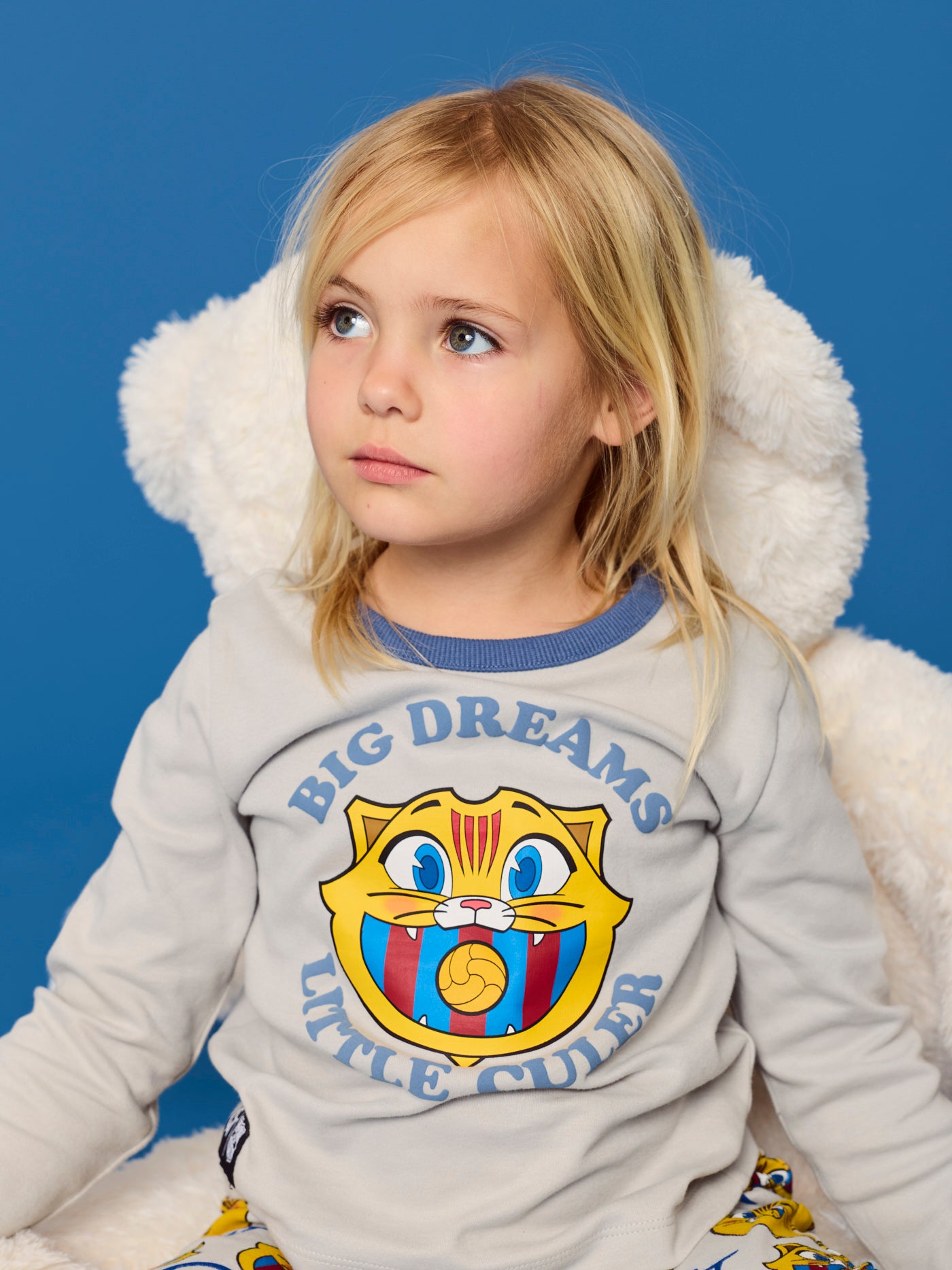 Pijama gris niño/a Cat Barça