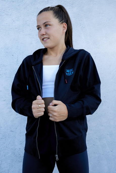 Sudadera ligera Barça – Mujer