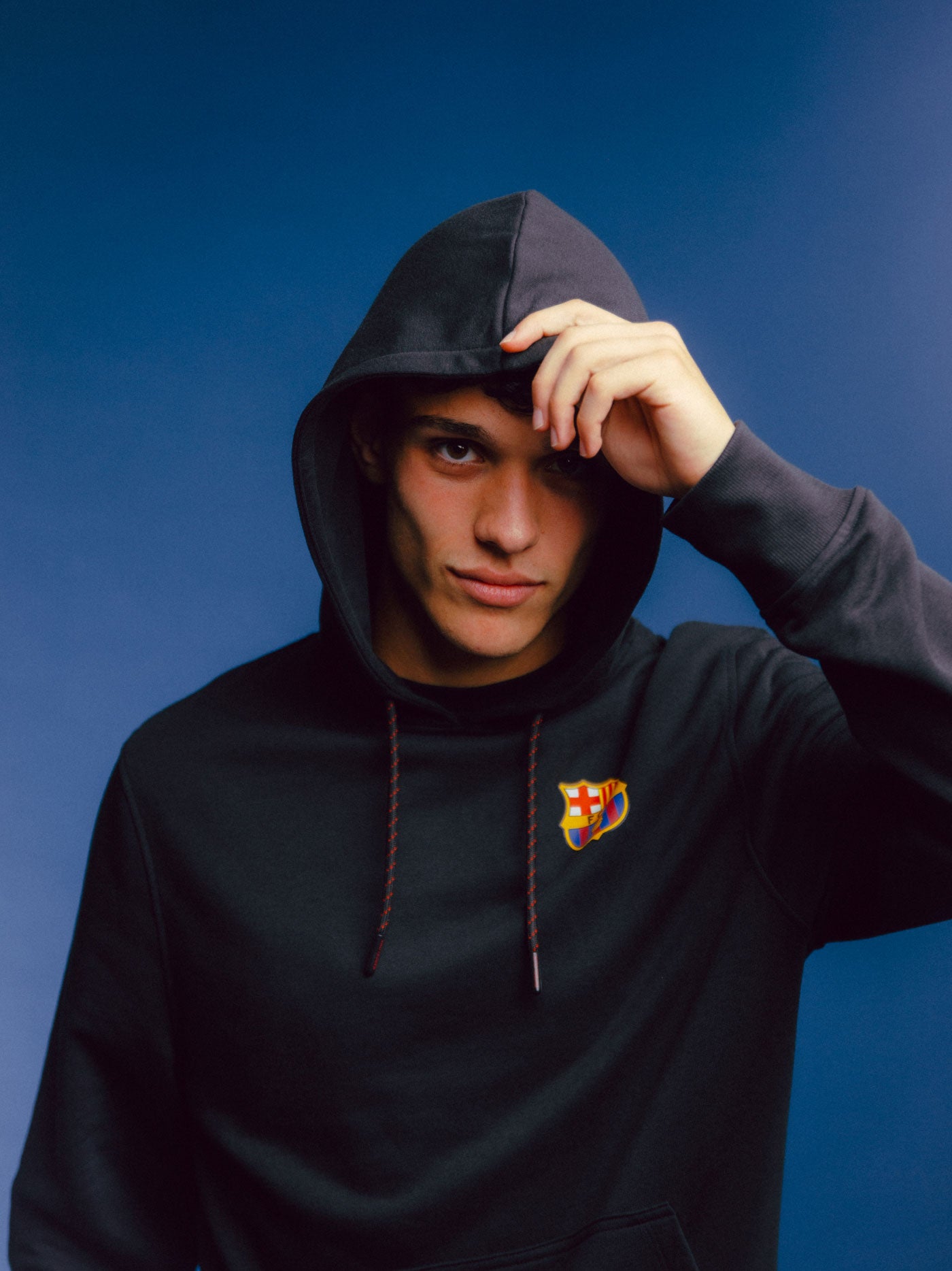 Hoodie black trencadis Barça