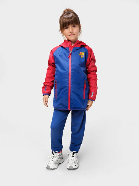 Waterproof jacket Barça - Junior