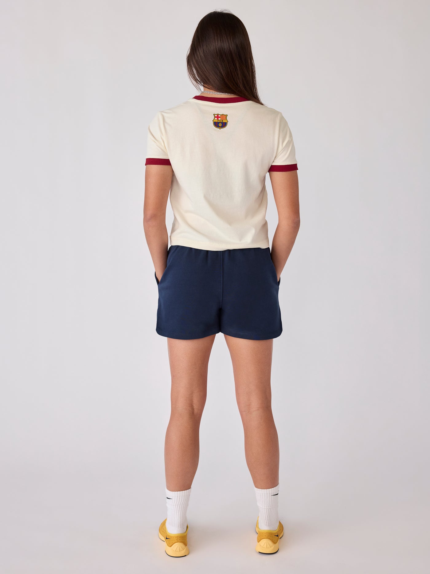 Shorts Dona Navy Core Barça