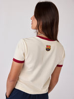 T-shirt femme Ecru Core Barça