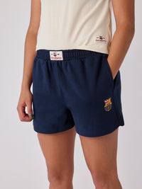 Short Femme Navy Core Barça