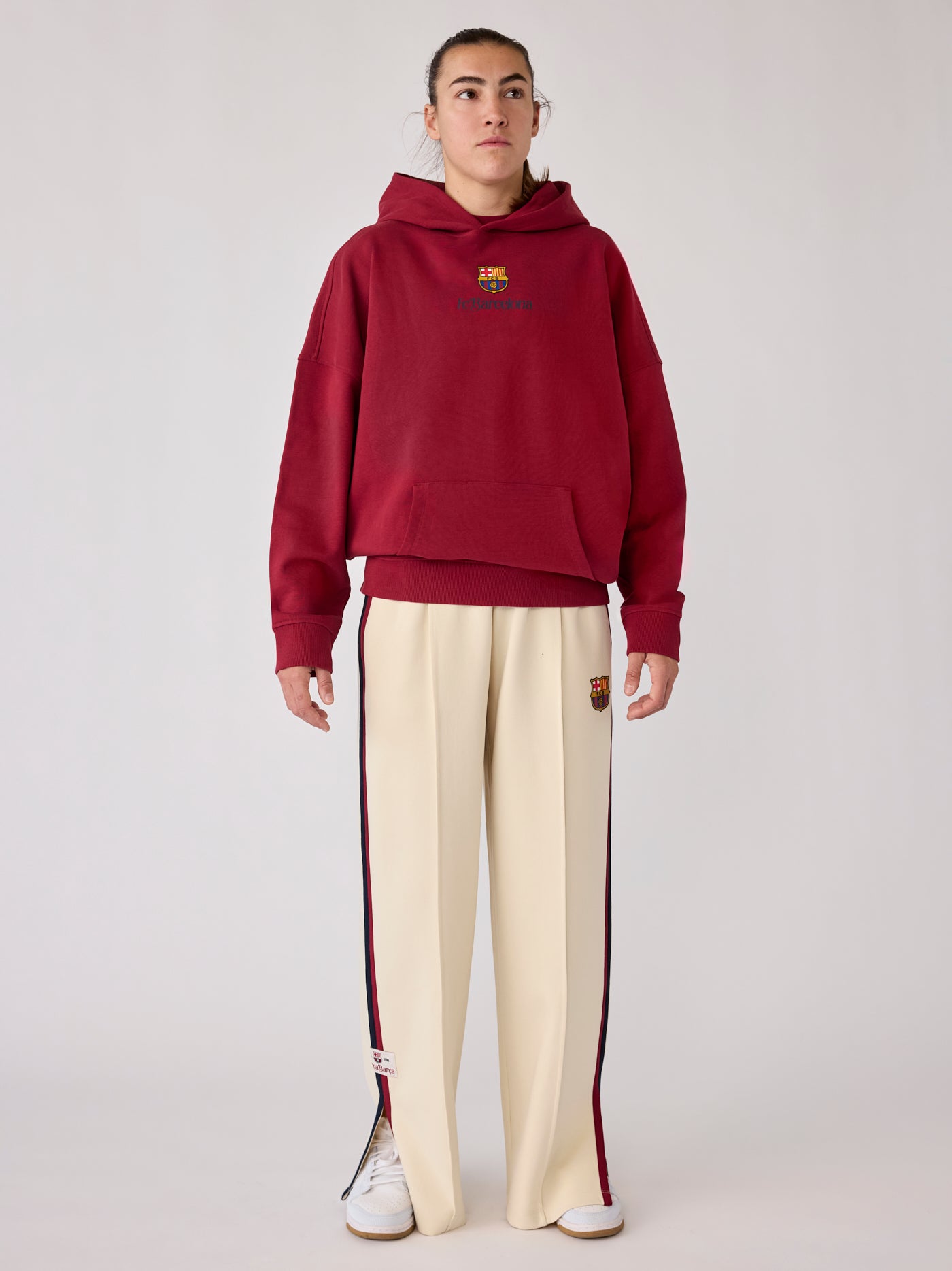 Pantalon Core Barça écru pour femme