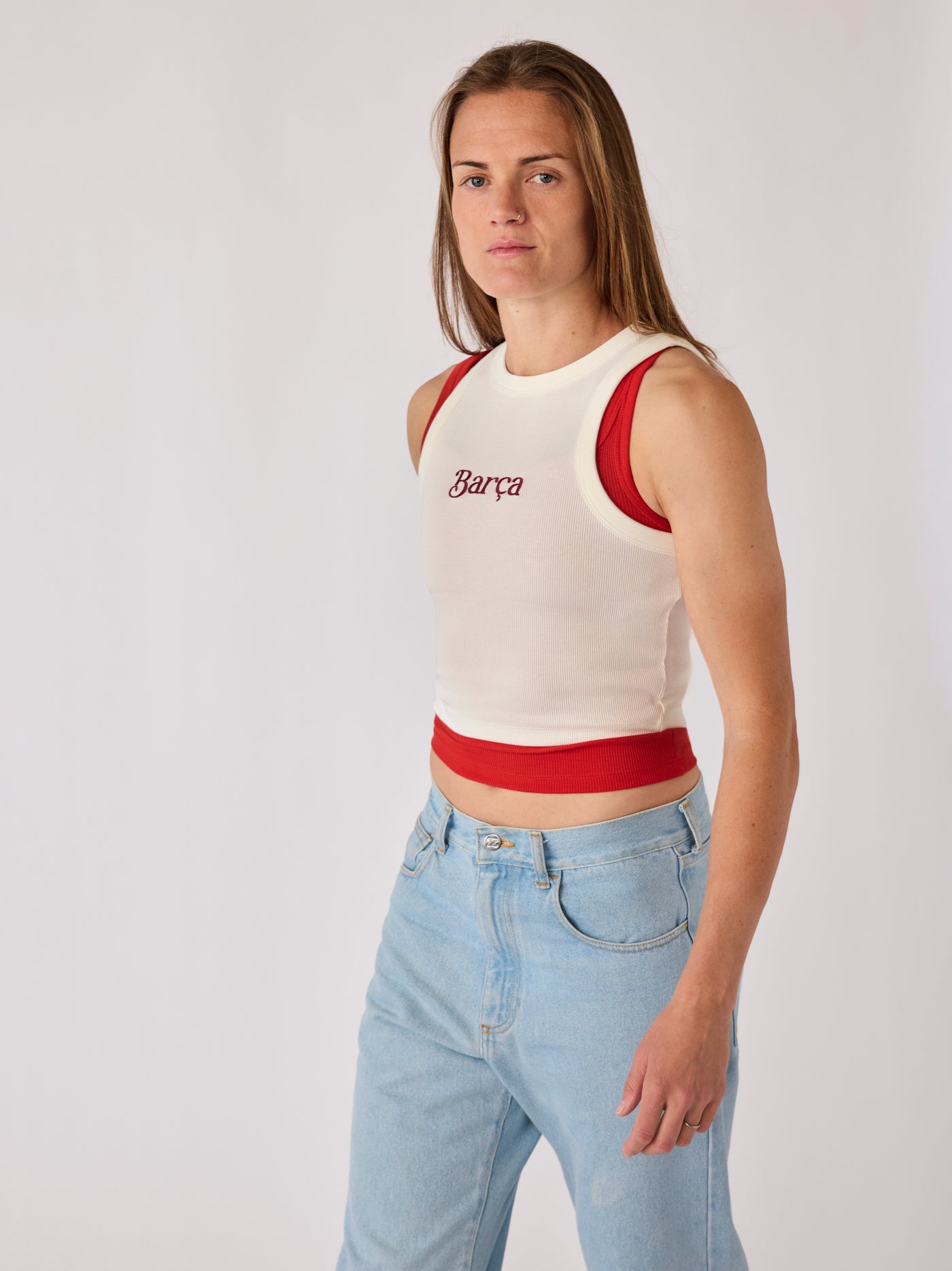 Top Femme Écru Core Barça