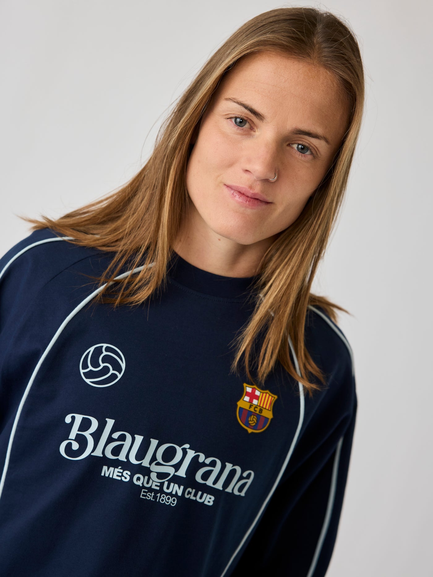 Top Core Barça Navy pour femme