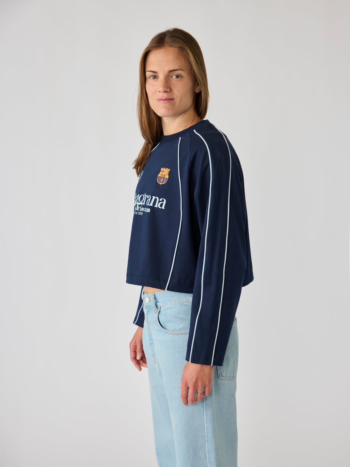 Top Core Barça Navy pour femme