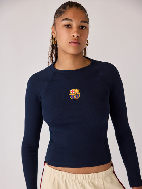 T-shirt femme Navy Core Barça