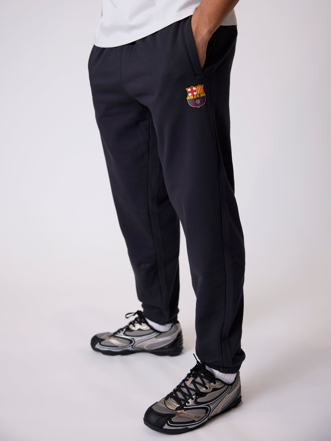 Pantalón fleece gris Core II Barça