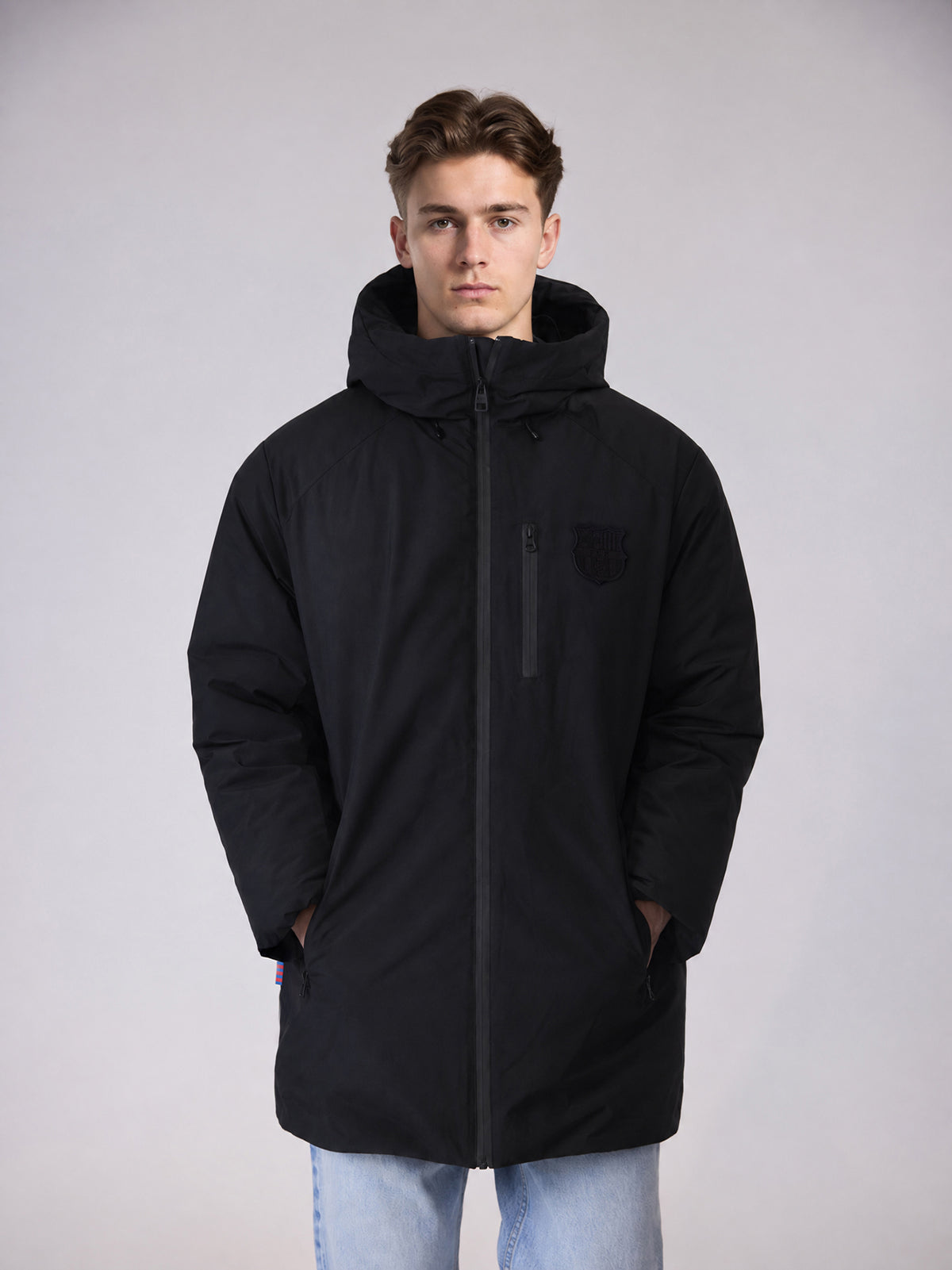 Parka negra Core Barça
