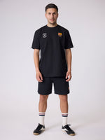 Short Fleece Black Core II Barça