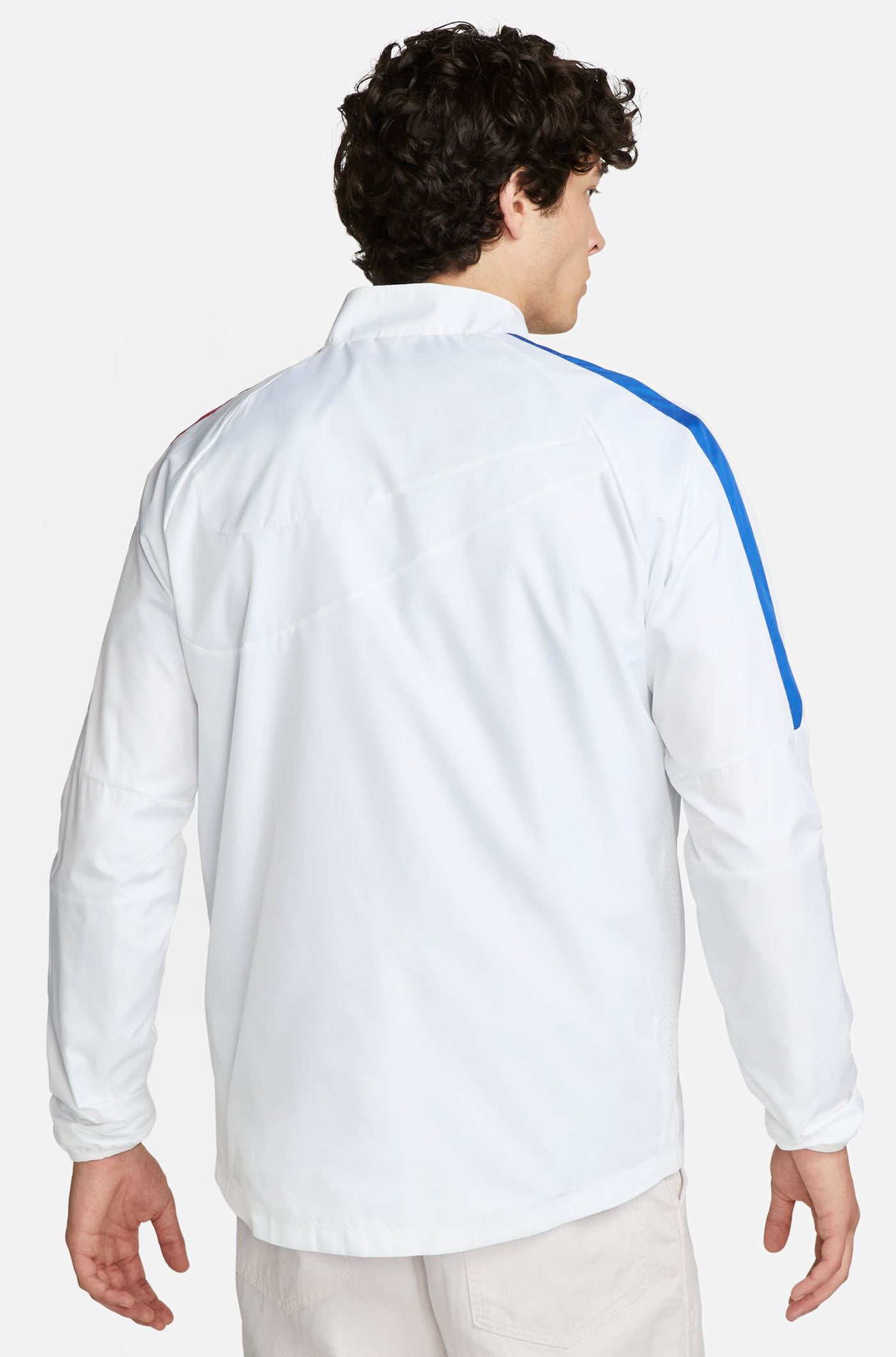 Waterproof white jacket Barça Nike