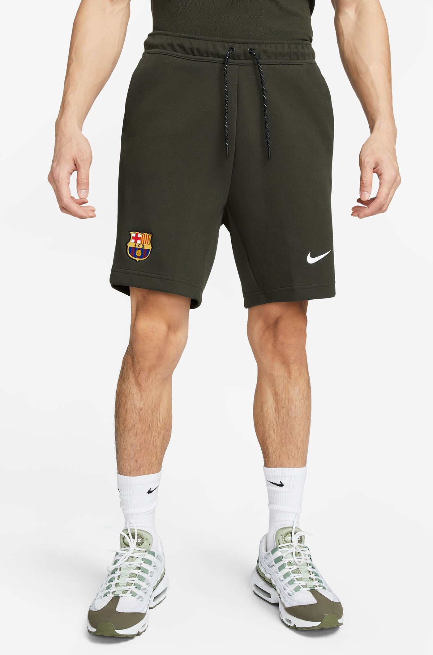 Grün Shorts Barça Nike