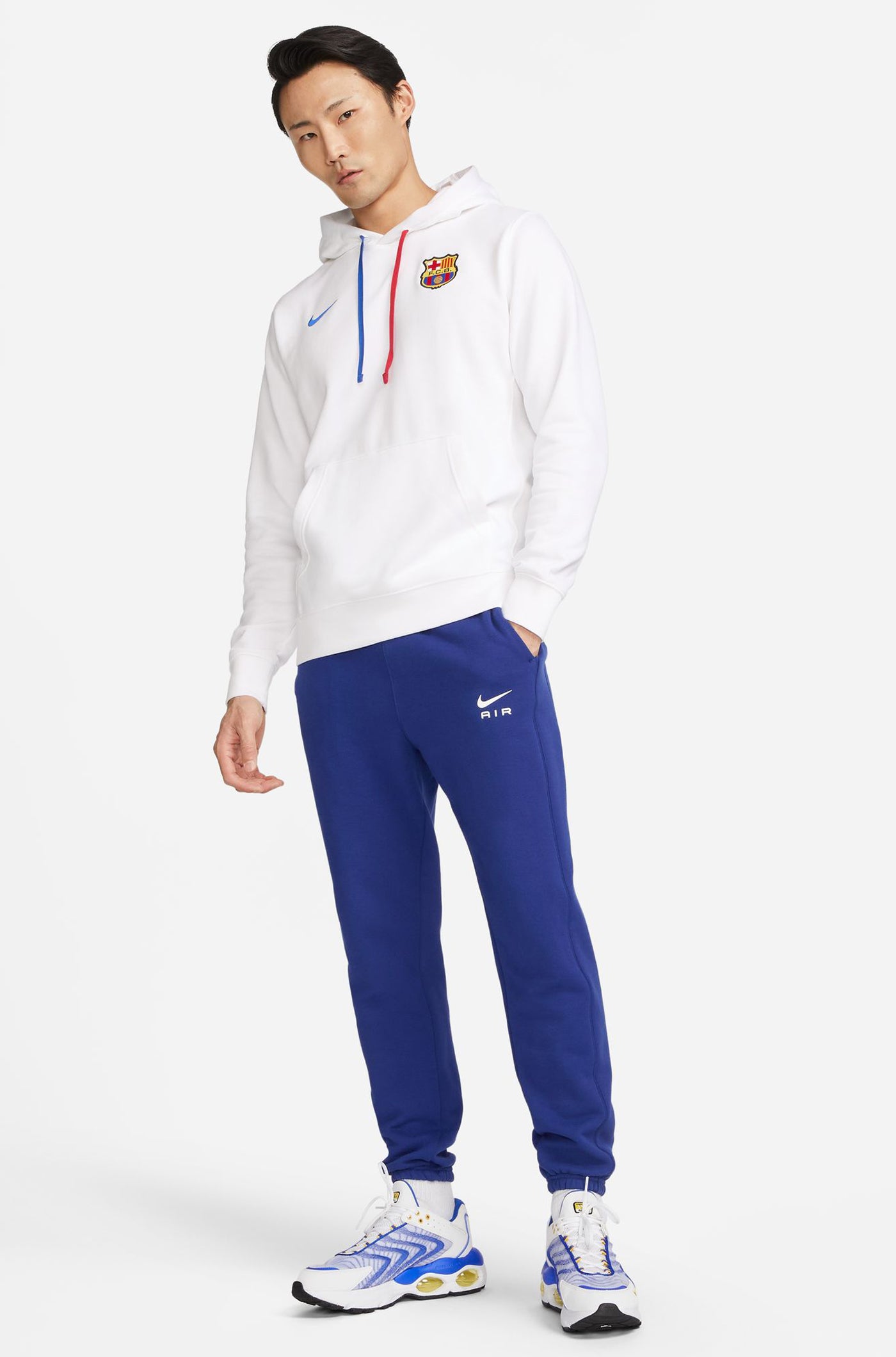 Sweatshirt Weiss Barça Nike