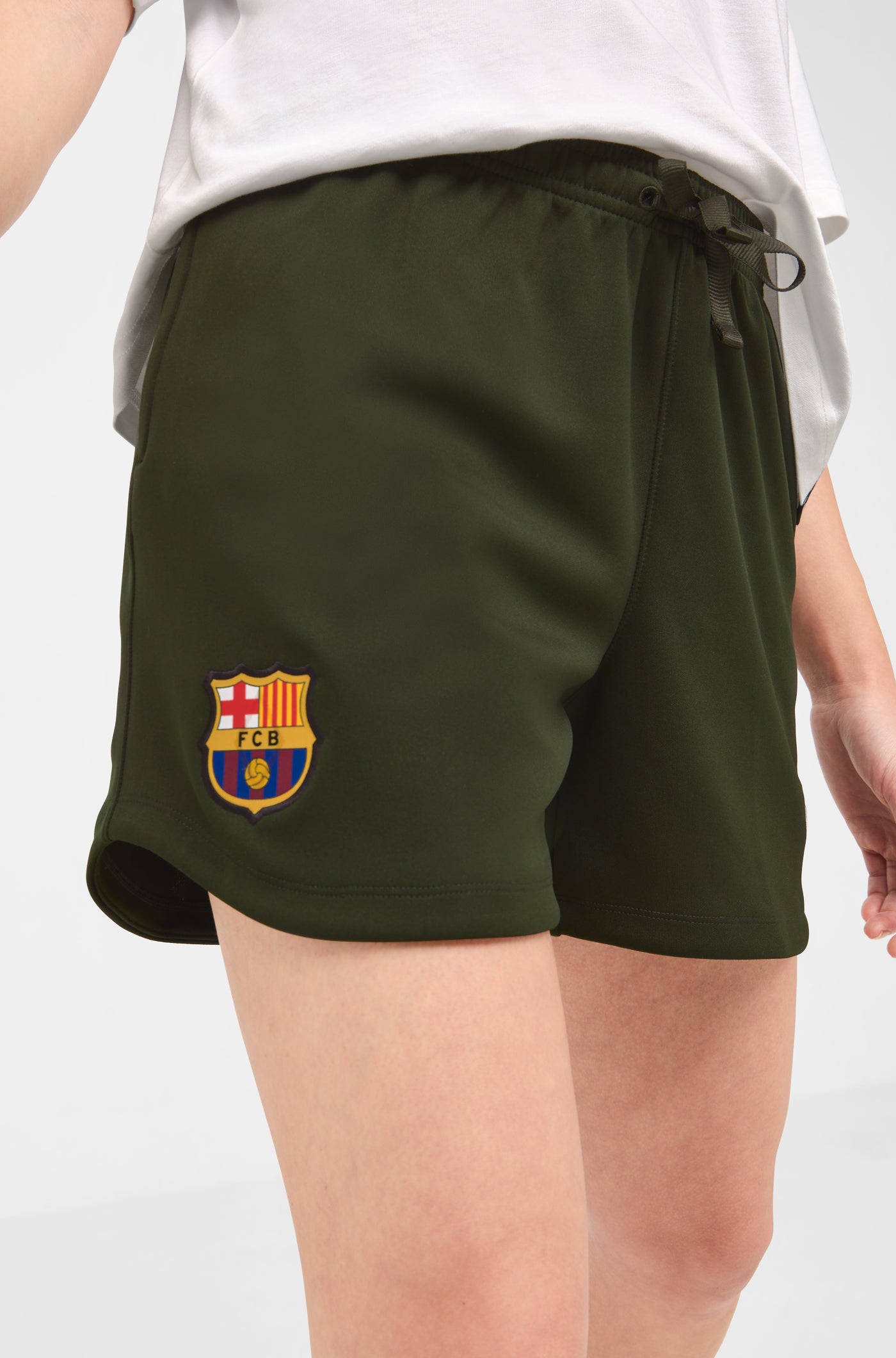 Grüne Shorts von Barça Nike – Damen