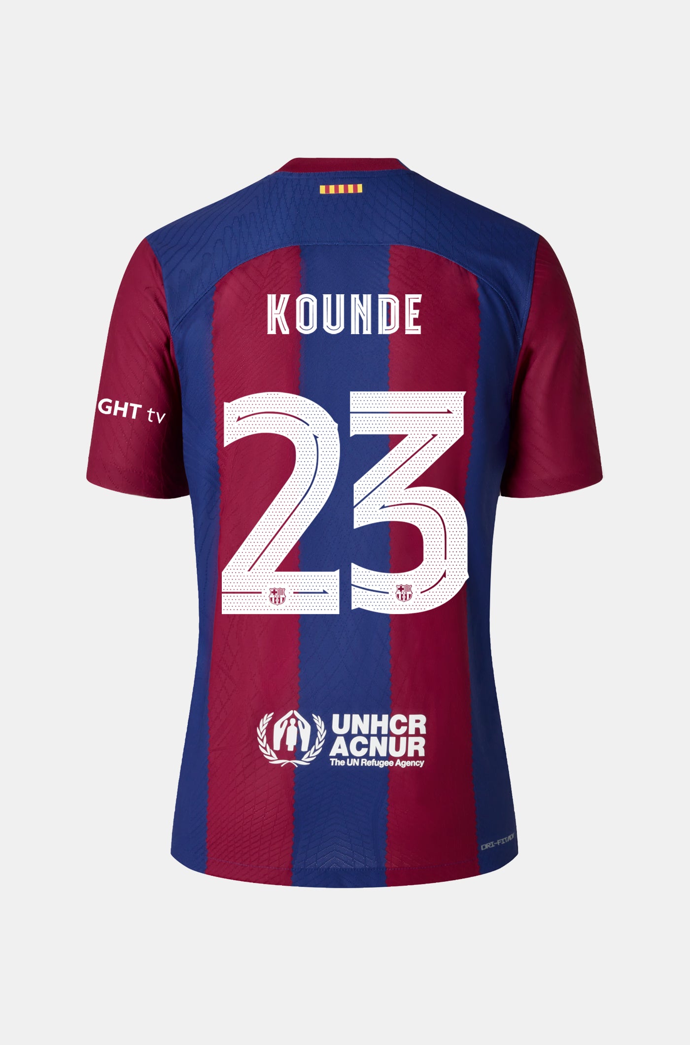 FC Barcelona home shirt 23/24 - Long-sleeve Player's Edition - KOUNDE
