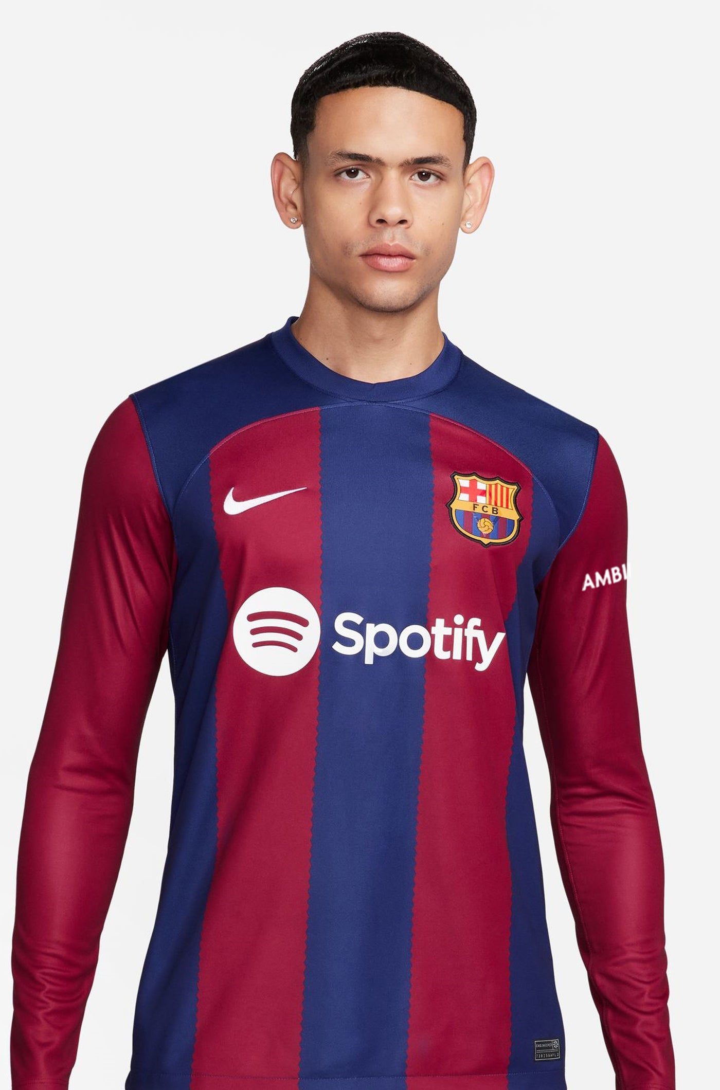 FC Barcelona home shirt 23/24 - Long-sleeve Player's Edition - KOUNDE
