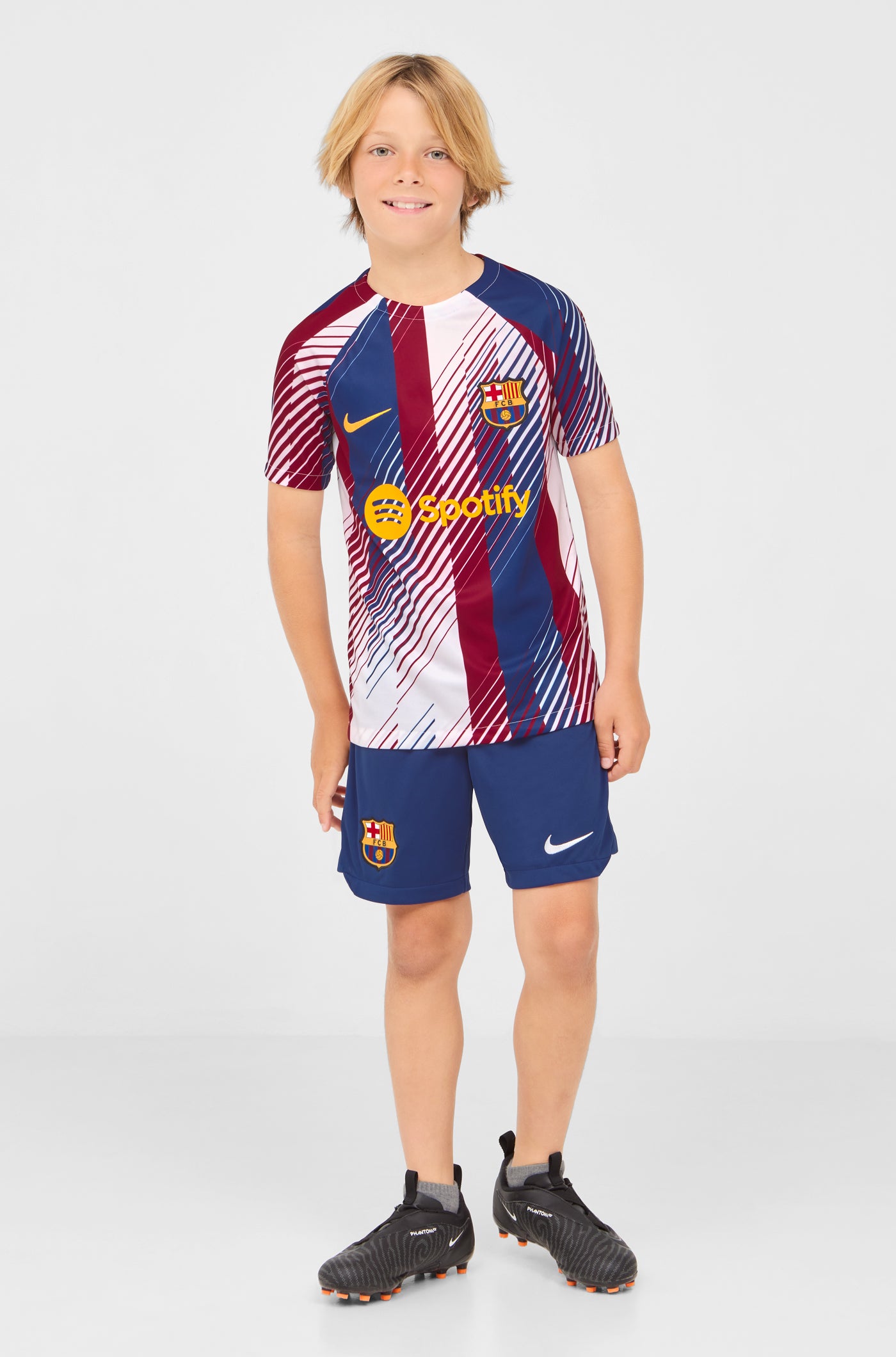 Chándal Pre-Match FC Barcelona 2019/2020 Strike Junior Gris Verde