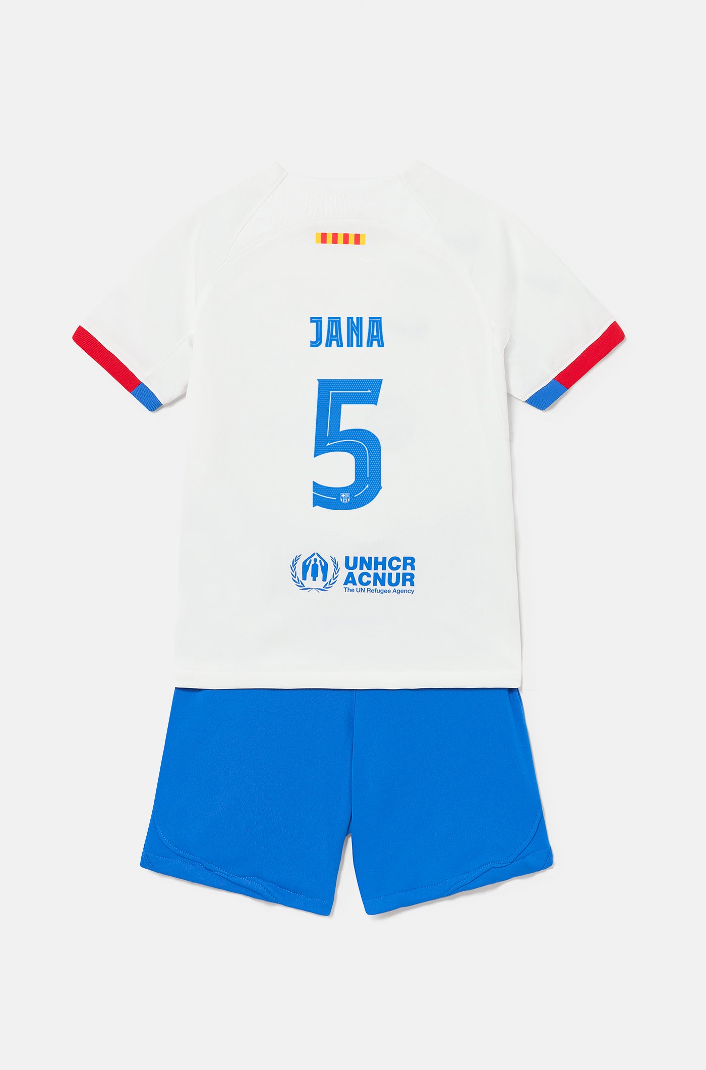 Conjunto segunda equipación FC Barcelona 23/24 - Niño/a pequeño/a  - JANA